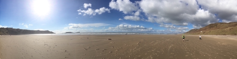 Panorama of Rhossili Bay